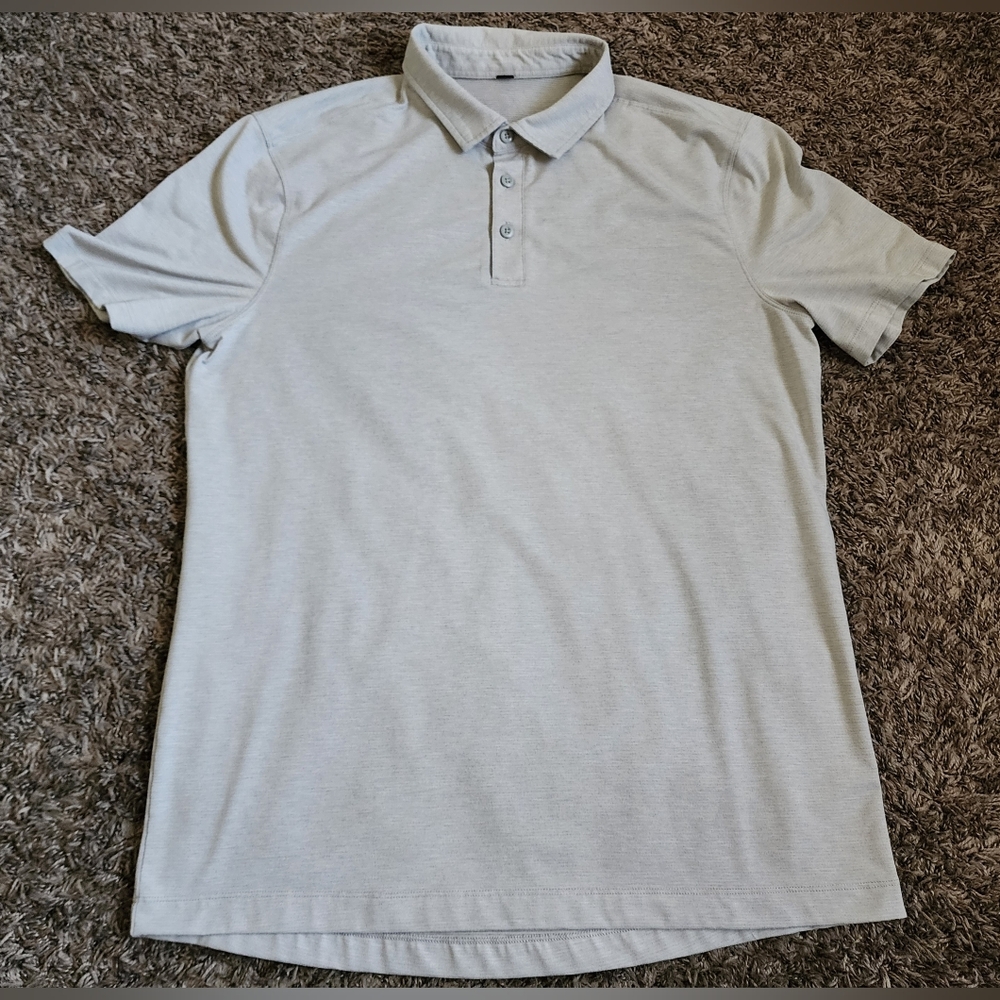Lululemon Performance Athletic Polo Shirt Men's M/L